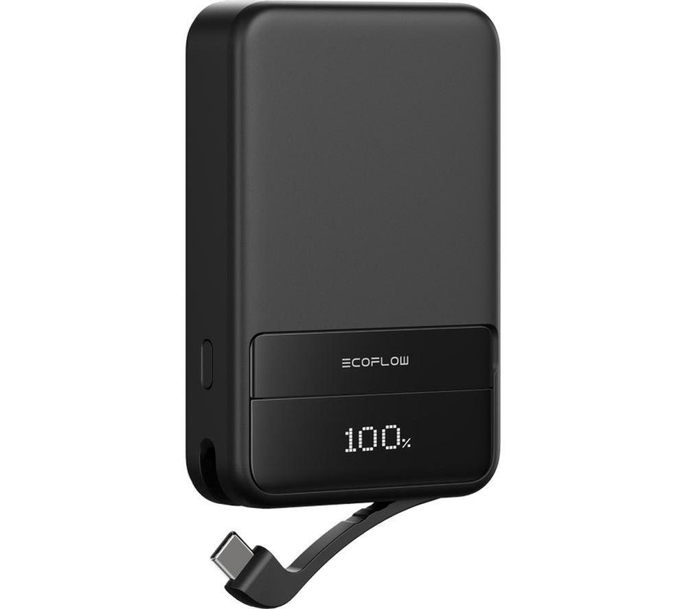 Ecoflow Rapid 10000 Mah Portable Magnetic Power Bank - Black, Black