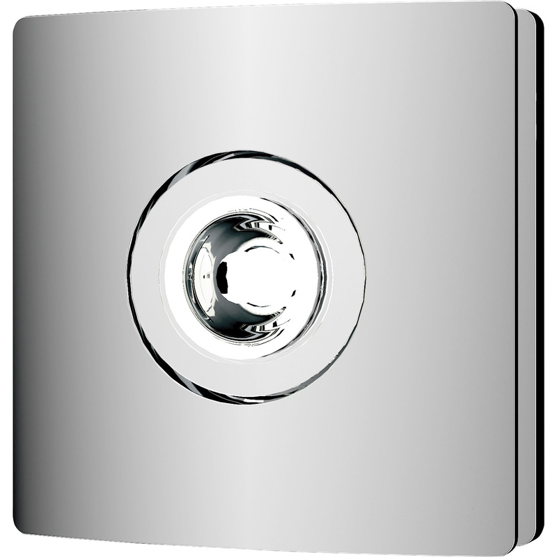 Sensio Remy Ceiling Ventilation Fan 100mm in Chrome ABS