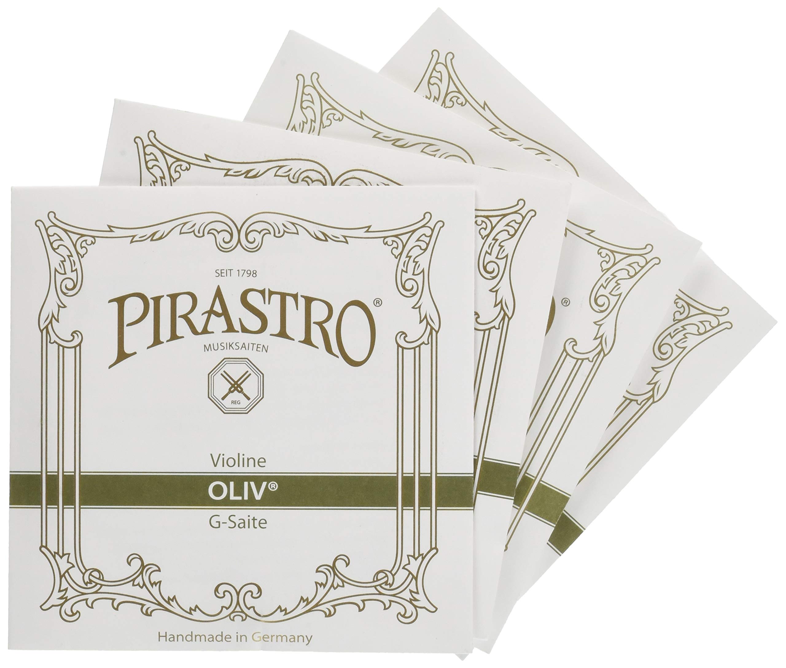 Pirastro Oliv Olive Violin String Set String Ball (e End)