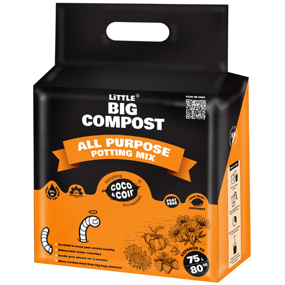Coco & Coir Little Big Compost All Purpose Compost 75L