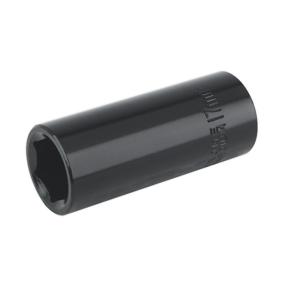 Sealey IS3817D Impact Socket 17mm Deep 3/8"Sq Drive