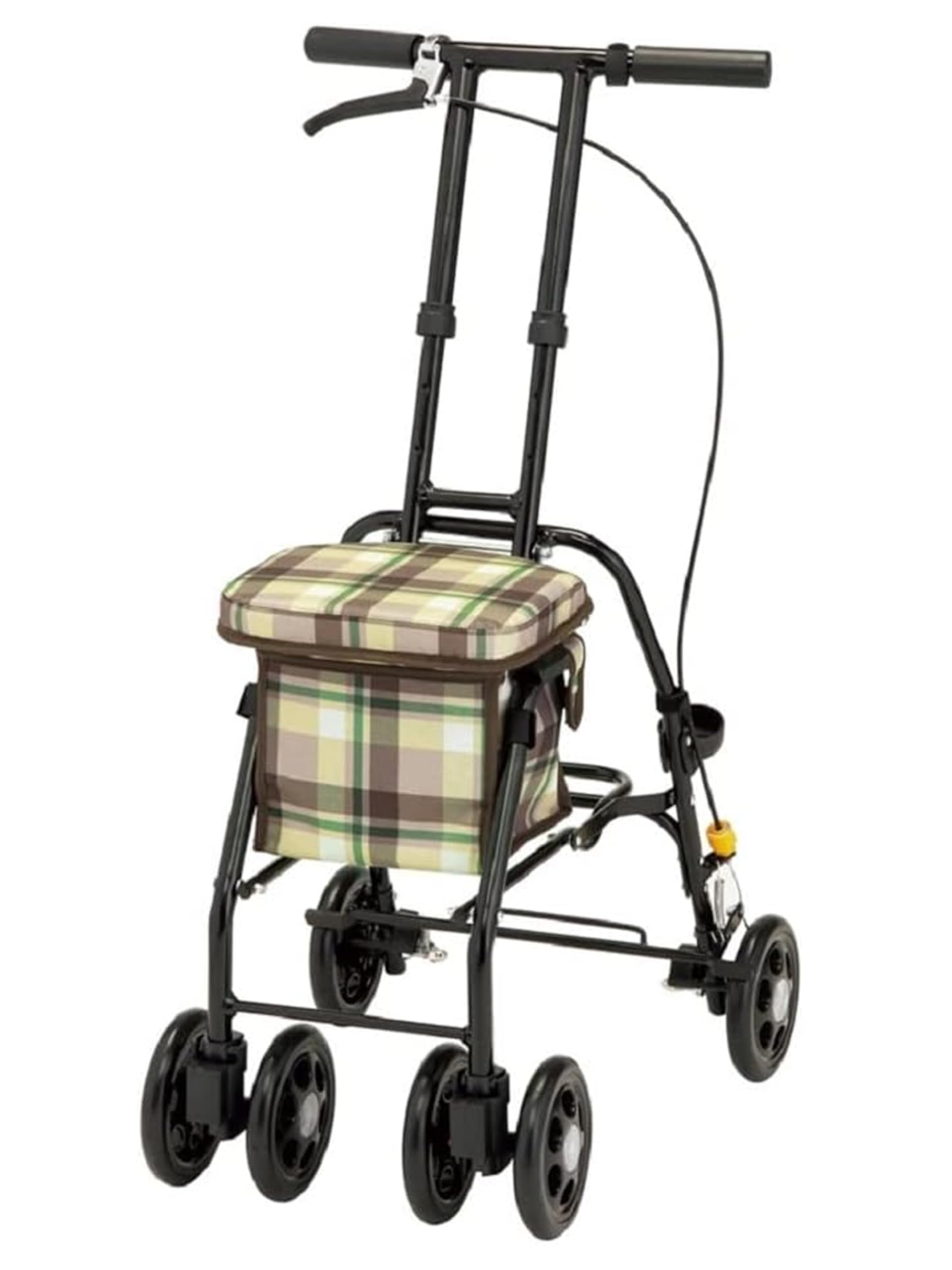 PITAKITE Compact type silver car slim move beige check Makitec SX-15CG