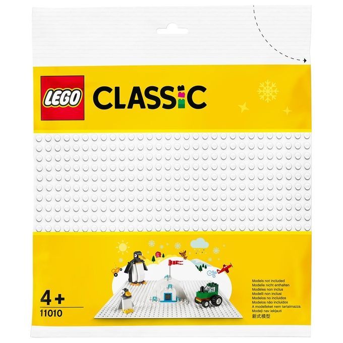 Lego Classic 11010 White Baseplate