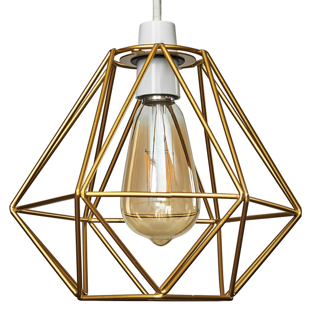Value Lights Metal Novelty Pendant Shade yellow