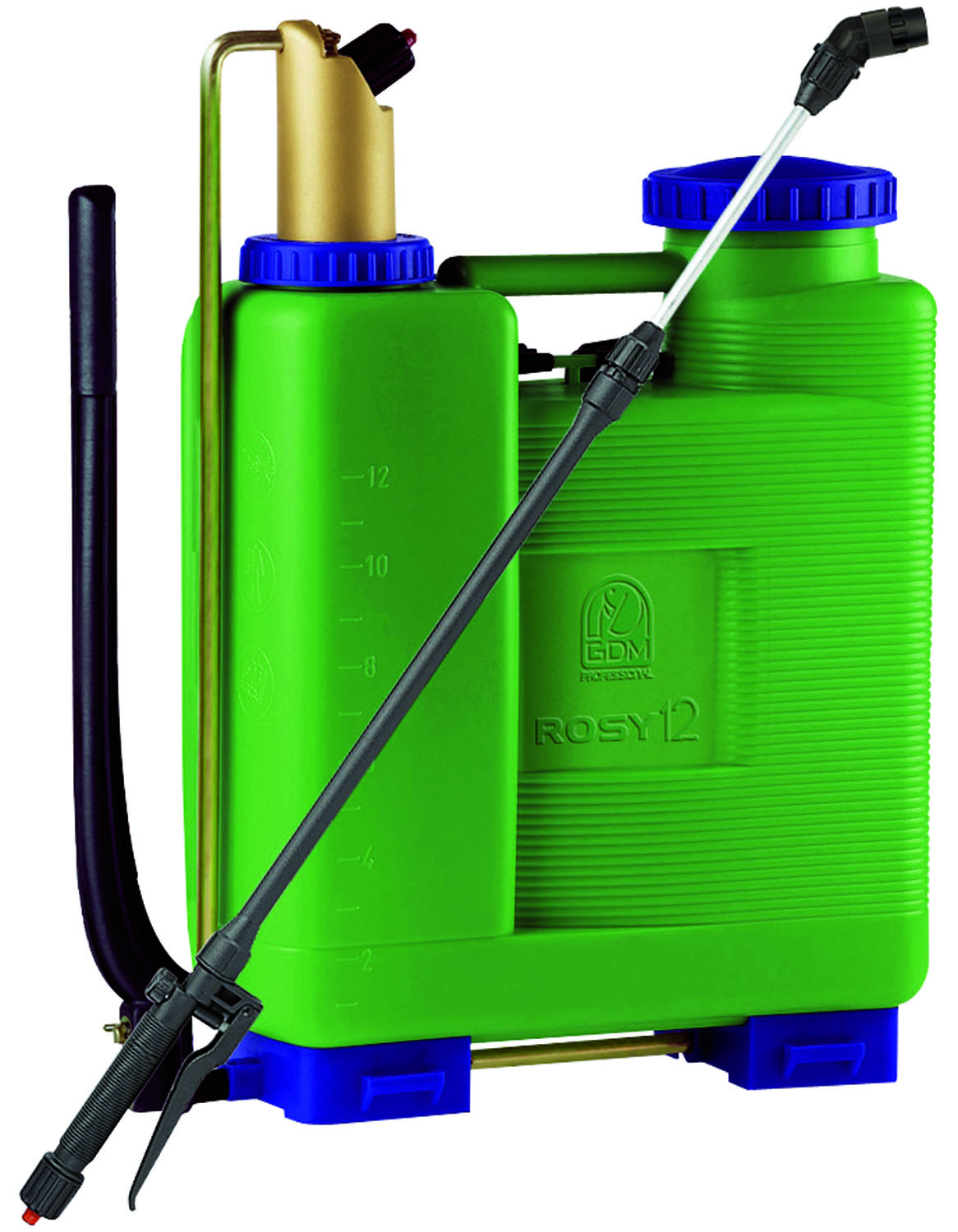 Nessuno Pompa GDM Rosy pompante ottone 16 lt con regolatore di pressione