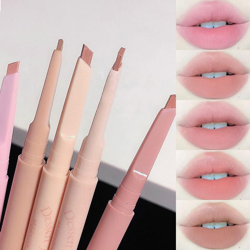 OTRESS Dessert Lip Liner Automatic Rotating Waterproof Lasting Lipstick Lip Liner Pen Lip Makeup