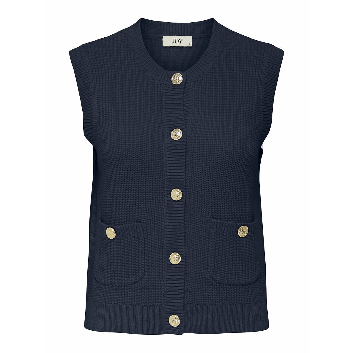 JDY Knitted Buttoned Waistcoat