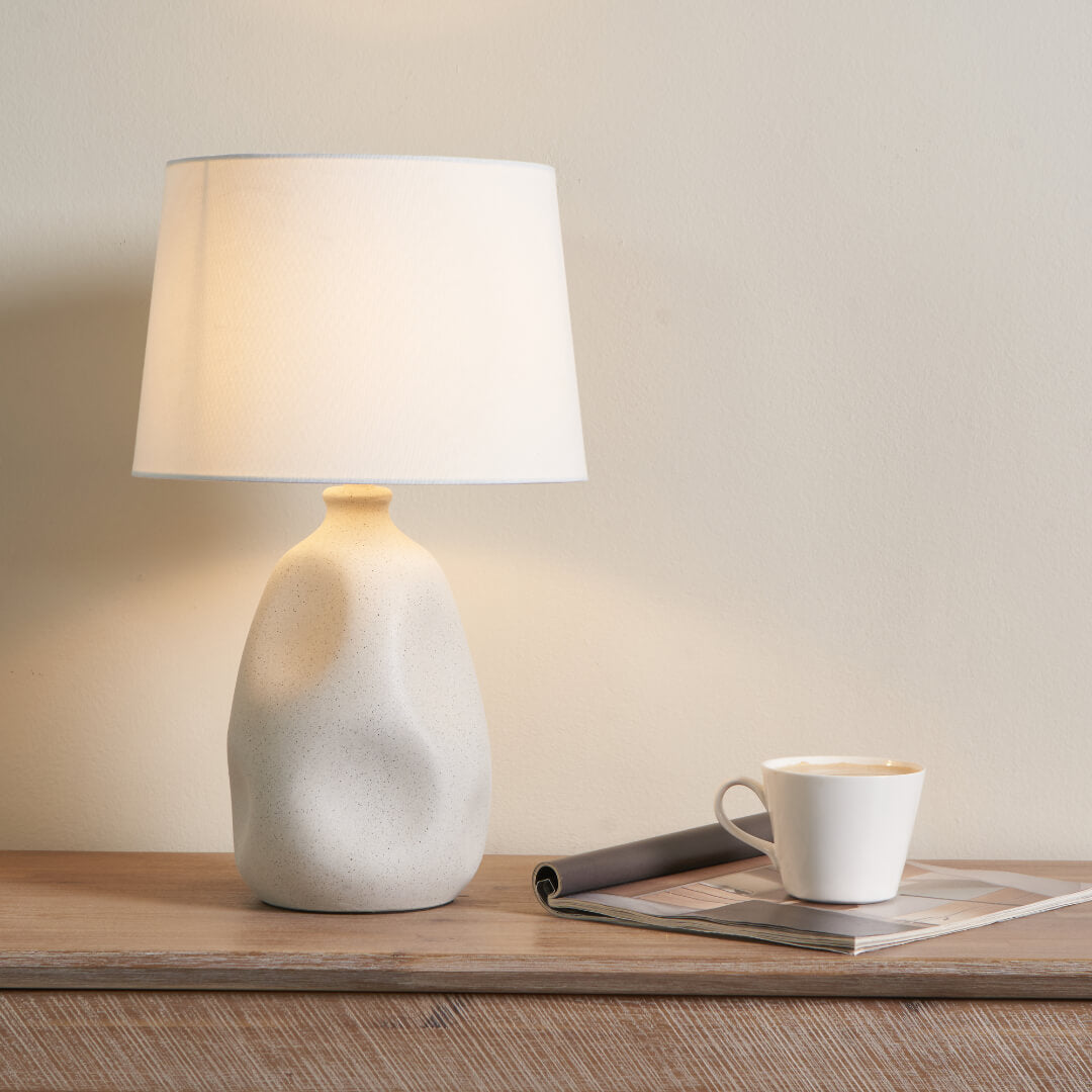 Pagazzi Lighting Sanders Cream Table Lamp