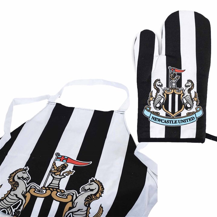 Newcastle United FC Apron & Oven Glove Set