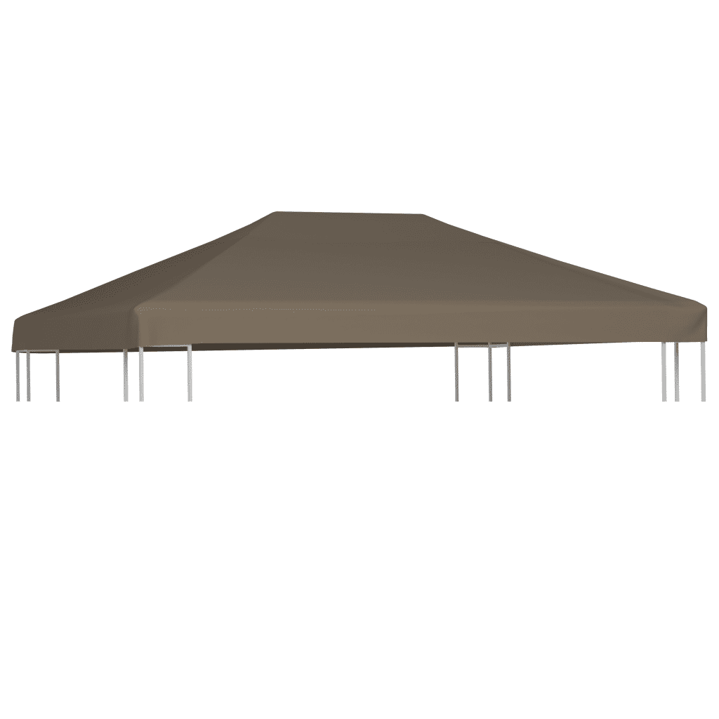 VidaXL Gazebo Top Cover 310 g/m² 3x3 m Taupe