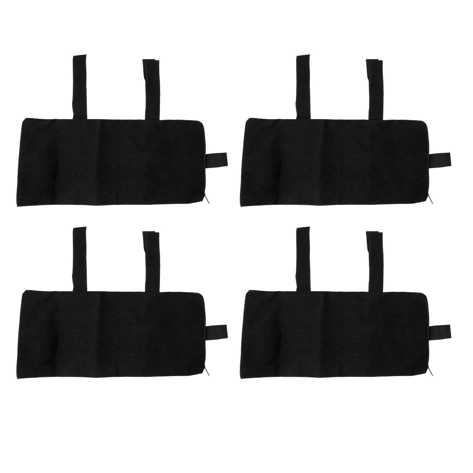 Health & Beauty PRODUCT Flood Sand Bag Thickened Reusable Zipper Closure Flood Barrier Sandbag for Door Window Flood black