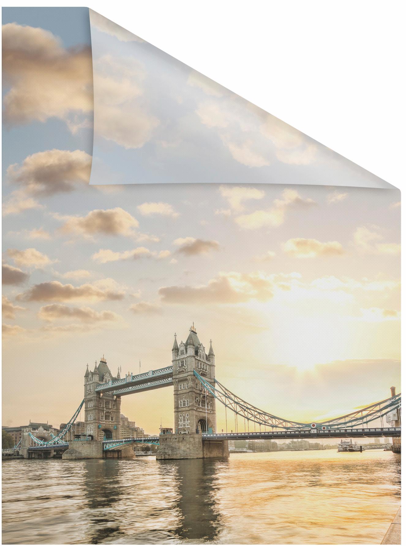 Lichtbick Tower Bridge Window Sticker blue,brown