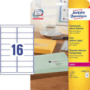 Avery - address labels - 400 label(s) - 99.1 x 33.9 mm