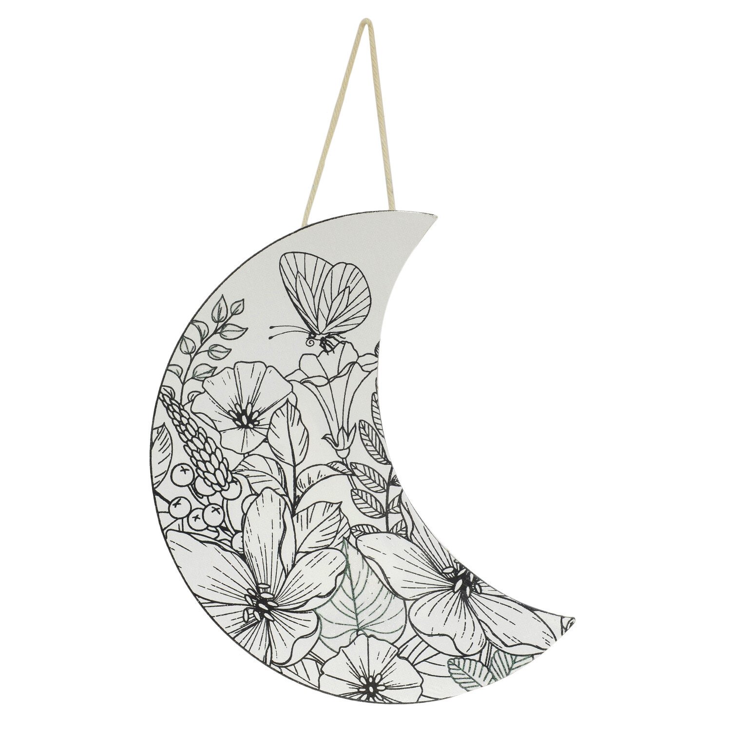 Art Studio Shaped Colour In Glitter Canvas