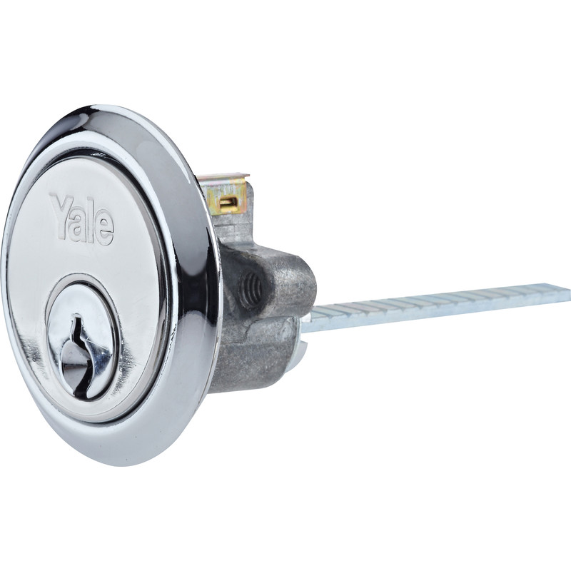 Yale Locks YALB1109SC B1109 Replacement Rim Cylinder & 2 Keys Satin Chrome Finish Box