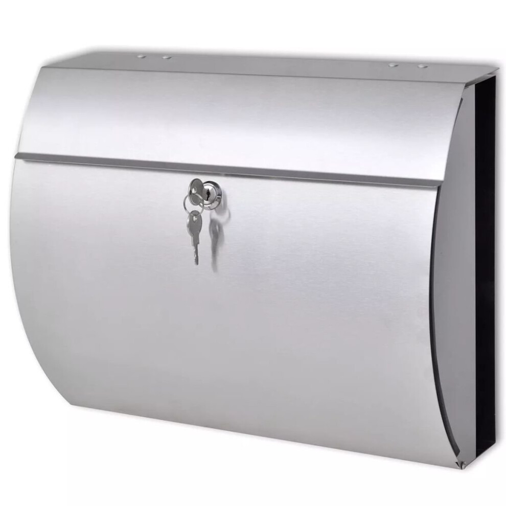 VidaXL Stainless Steel Mailbox