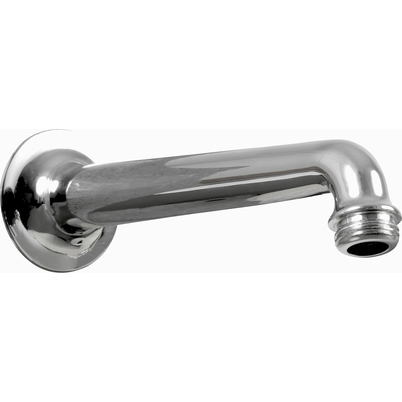 Unbranded Plated Shower Arm 185mm in Chrome Brass