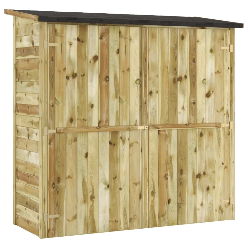 VidaXL Garden Tool Shed Impregnated Pinewood 182x76x175 cm