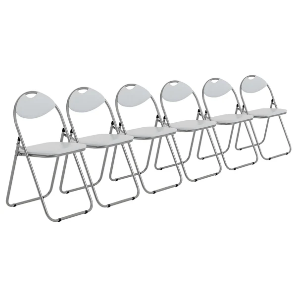 Padded Folding Chairs 44cm Pack of 6