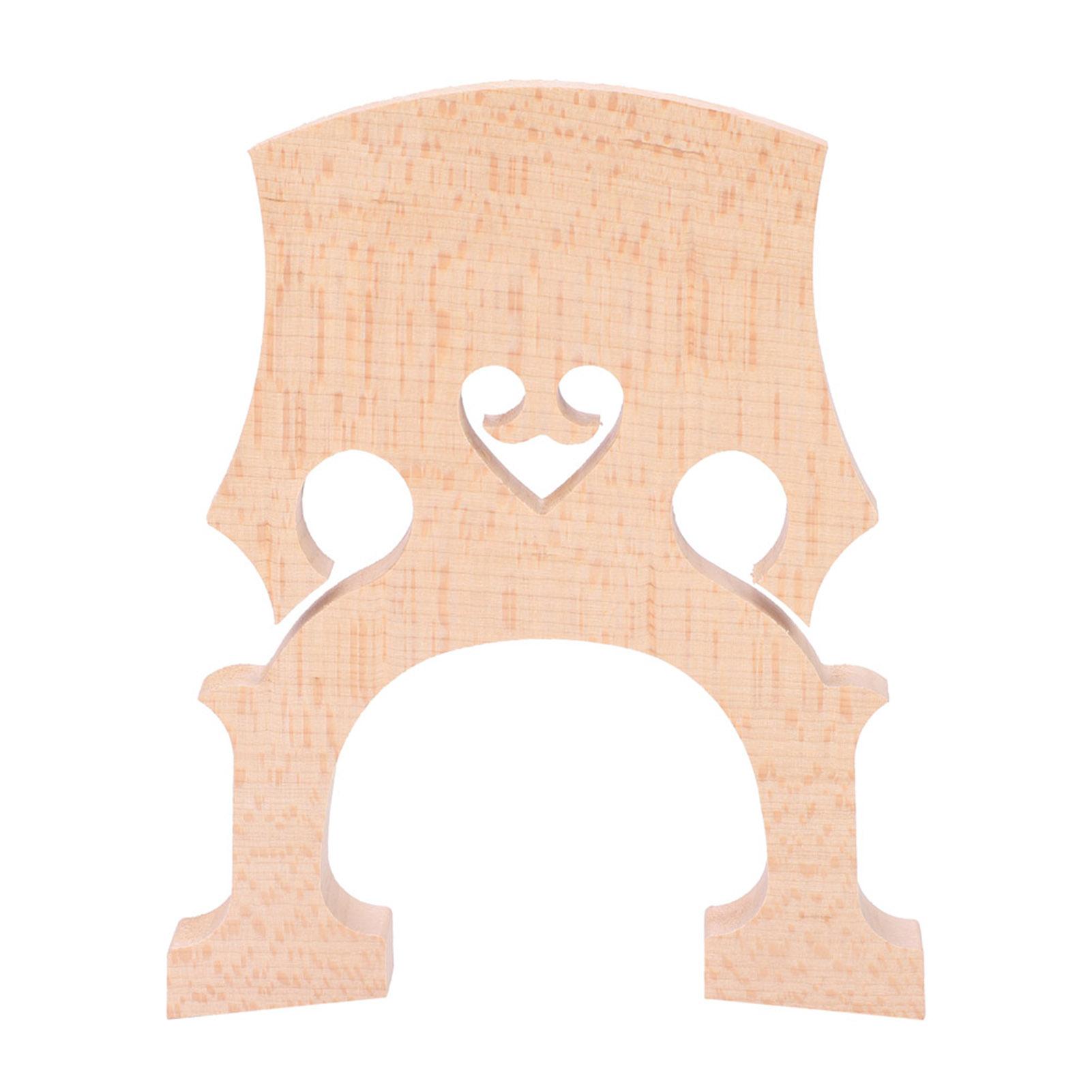 COSYHOME Maple Wood Cello Bridge Replacement Parts Instrument Accessory for 44 34 Cellos (44)