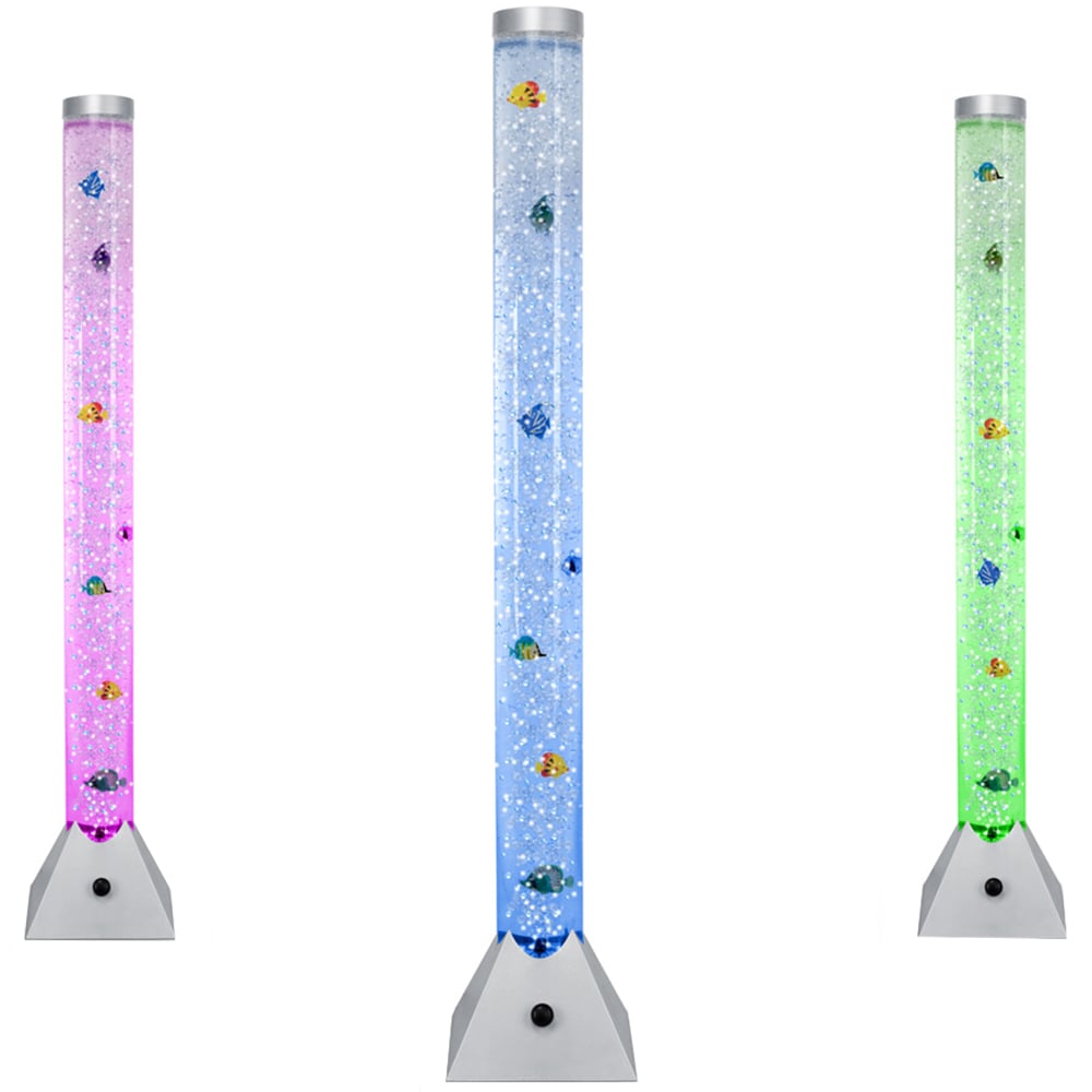 MiniSun Colour Changing LED Bubble Tower with 8 Floating Fish