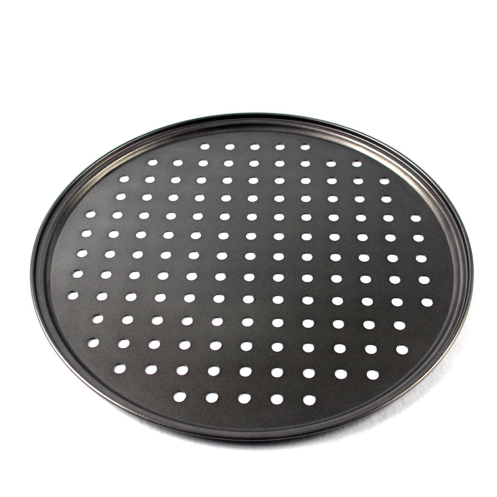COSYHOME Perforated Pizza Pan Non Stick Baking Easy Unmolding Firm Bottom Vented Pizza Pan 26CM 26CM