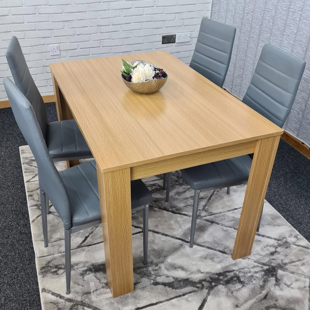 KOSY KOALA Kitchen Dining Table and 4 Chairs Dining Room Furniture