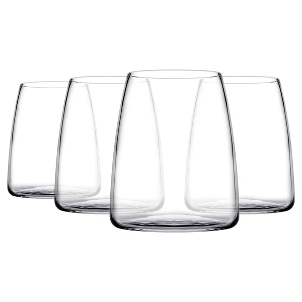 Pasabahce 495ml Pinot Stemless Wine Glasses - Pack of Four