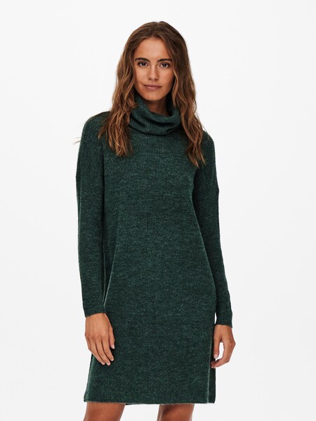 Only Long Knitted Dress Women Green