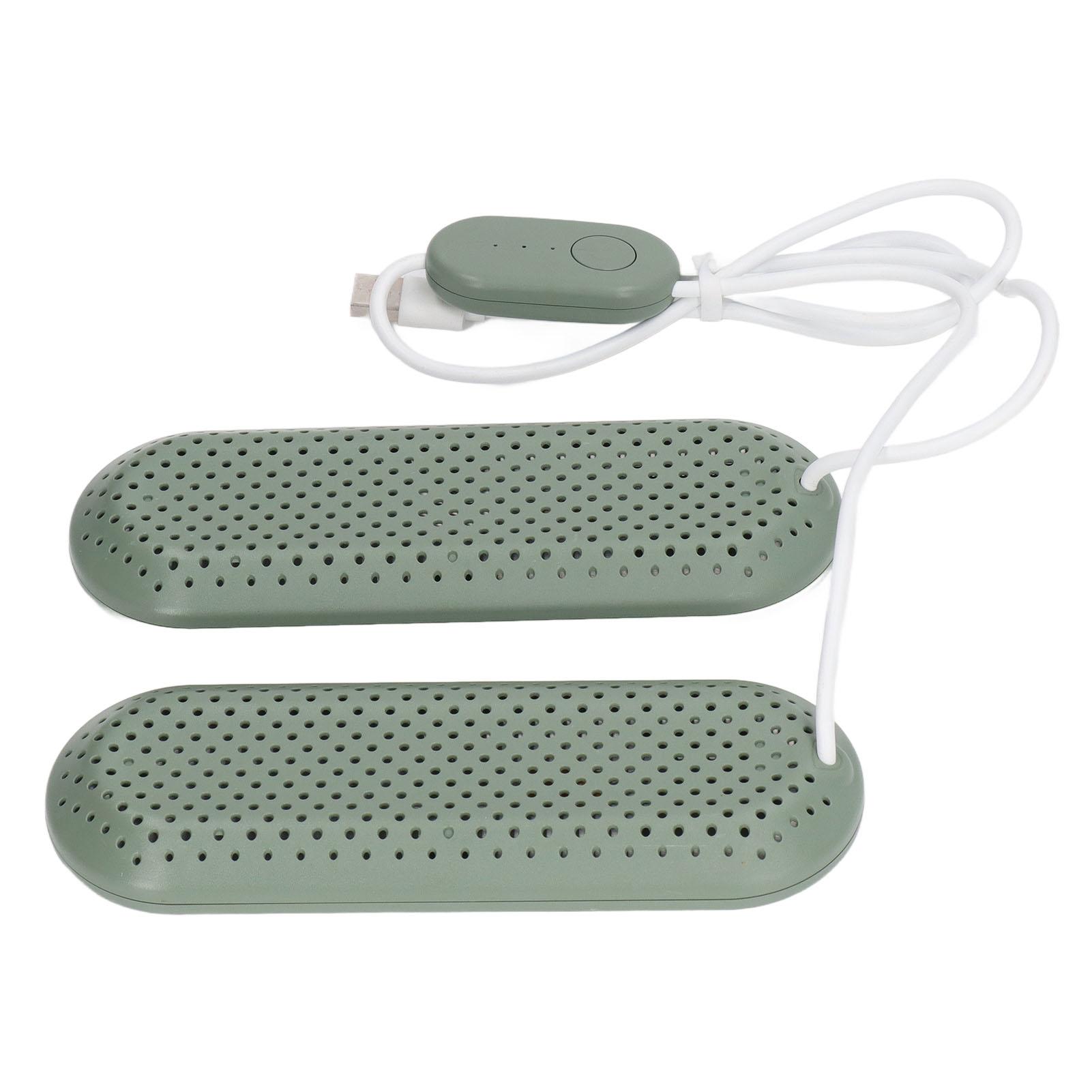 Health & Beauty PRODUCT Household USB Shoe Dryer Student Dormitory Adult Deodorizing Boot Shoes Dryer with Timer OD Green