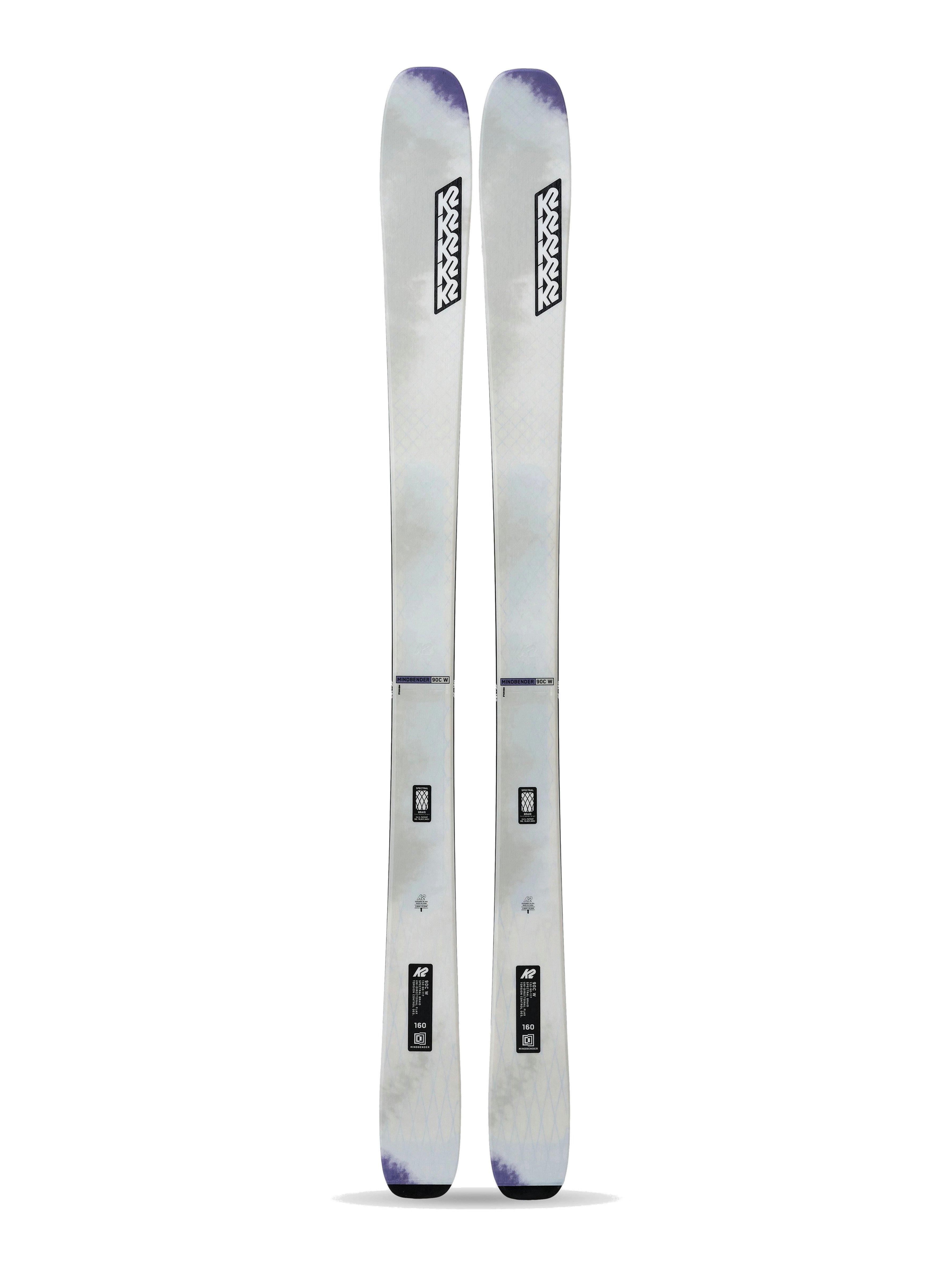 K2 Mindbender 90C Skis - Skis Only - White