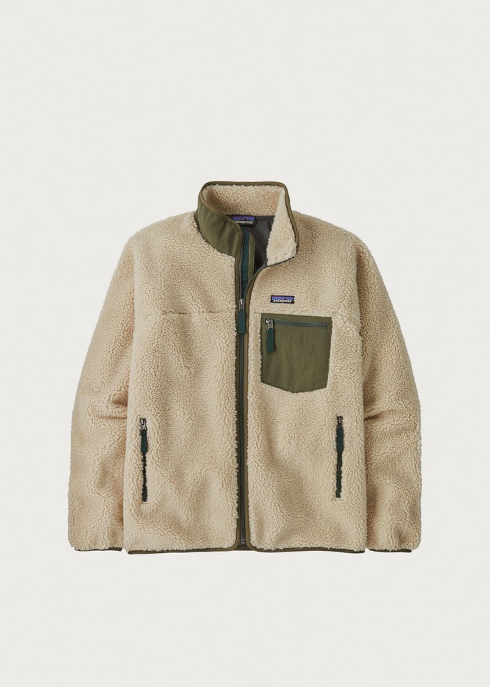 Patagonia Men's Classic Retro-X Jacket Dark Natural/Basin Green