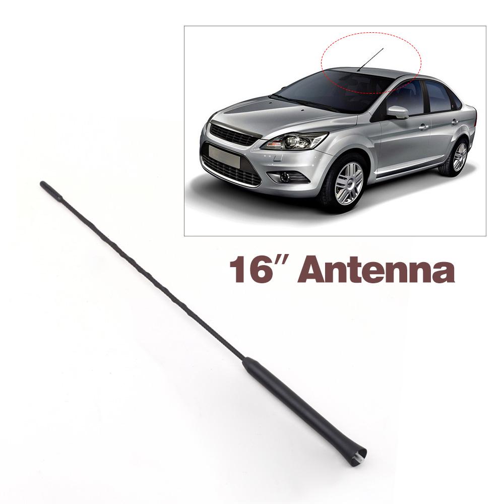 VehicleKit 9 /11 /16 Screw-in Am/fm Roof Antenna Whip Mast Car Aerials 16"