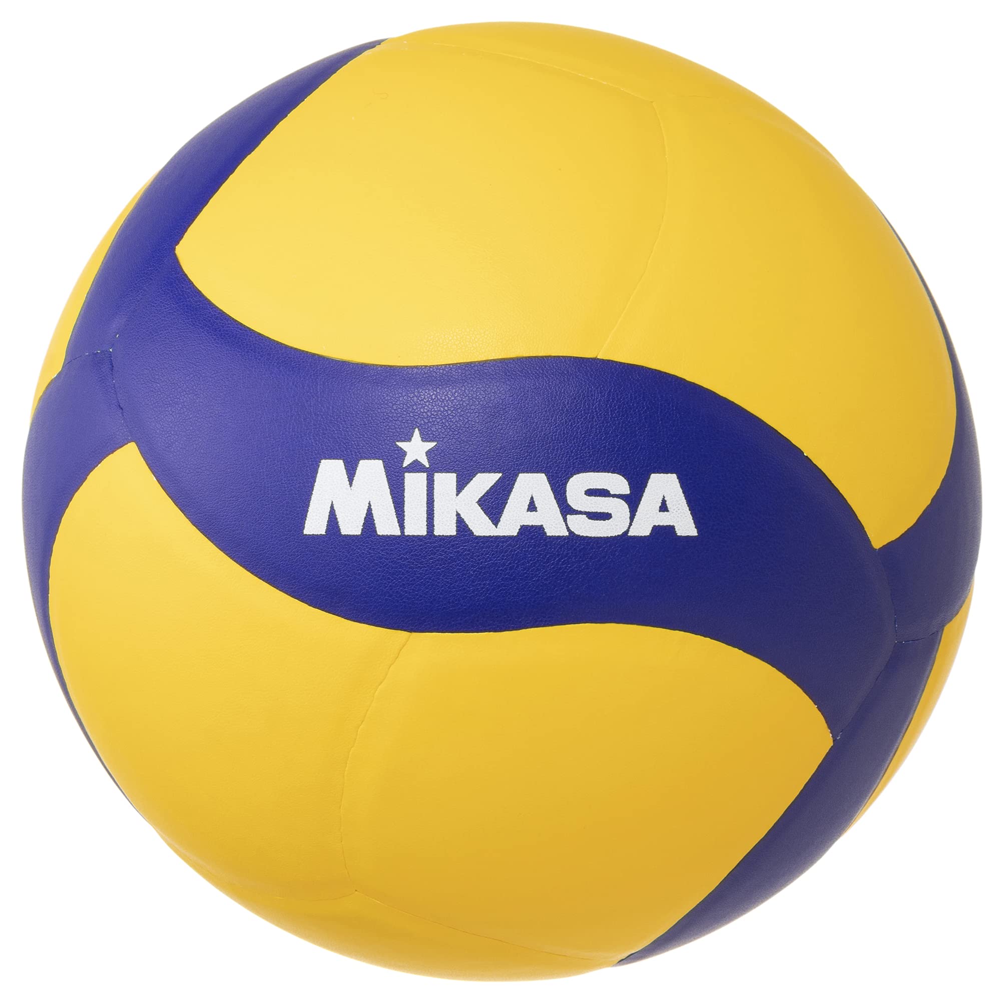 Japan Select–HINOKATA MIKASA Volleyball with Size for and High Recommended Internal Pressure Bells, 5, Adults, Colleges, Schools, Yellow/Blue, V330W-BL, 0.3 (kgf/cm2)
