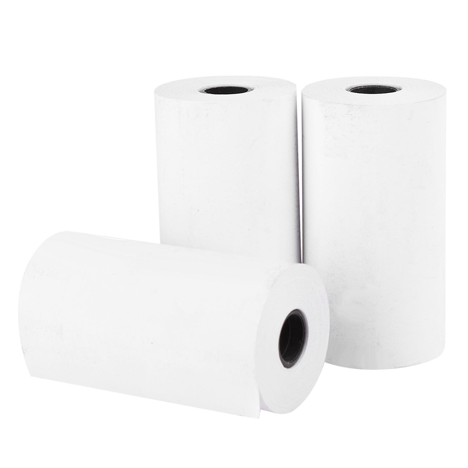 ZEBLAZE 3PCs Thermal Paper Printing Machine Accessories Waterproof 57MM for Peripage Printer