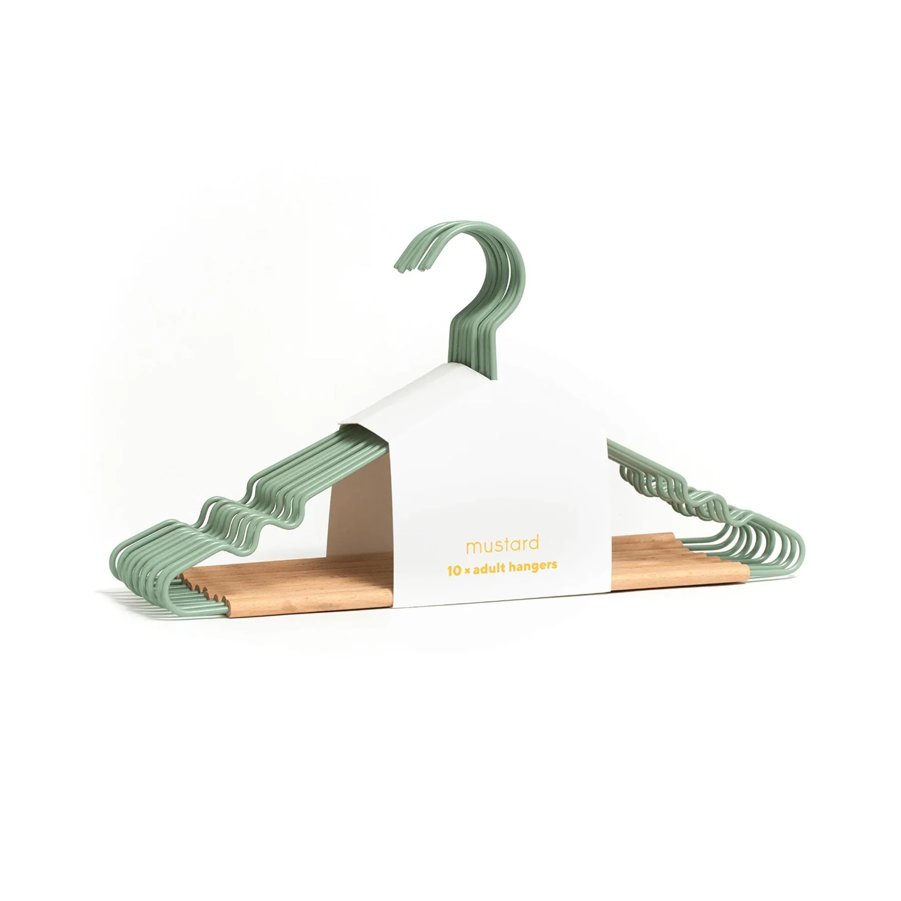 Mustard Made The Hangers - Sage / Adult : 38.5cm Mustard Made All Products - Do Not Publish