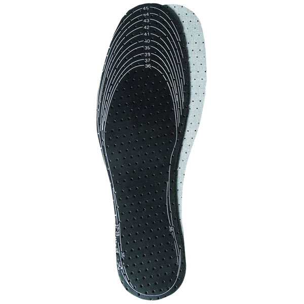 L+D Worky Leipold Doehle 2472 Insoles: Sani-Star, Cut-Out, Size 36-46 1 Pair