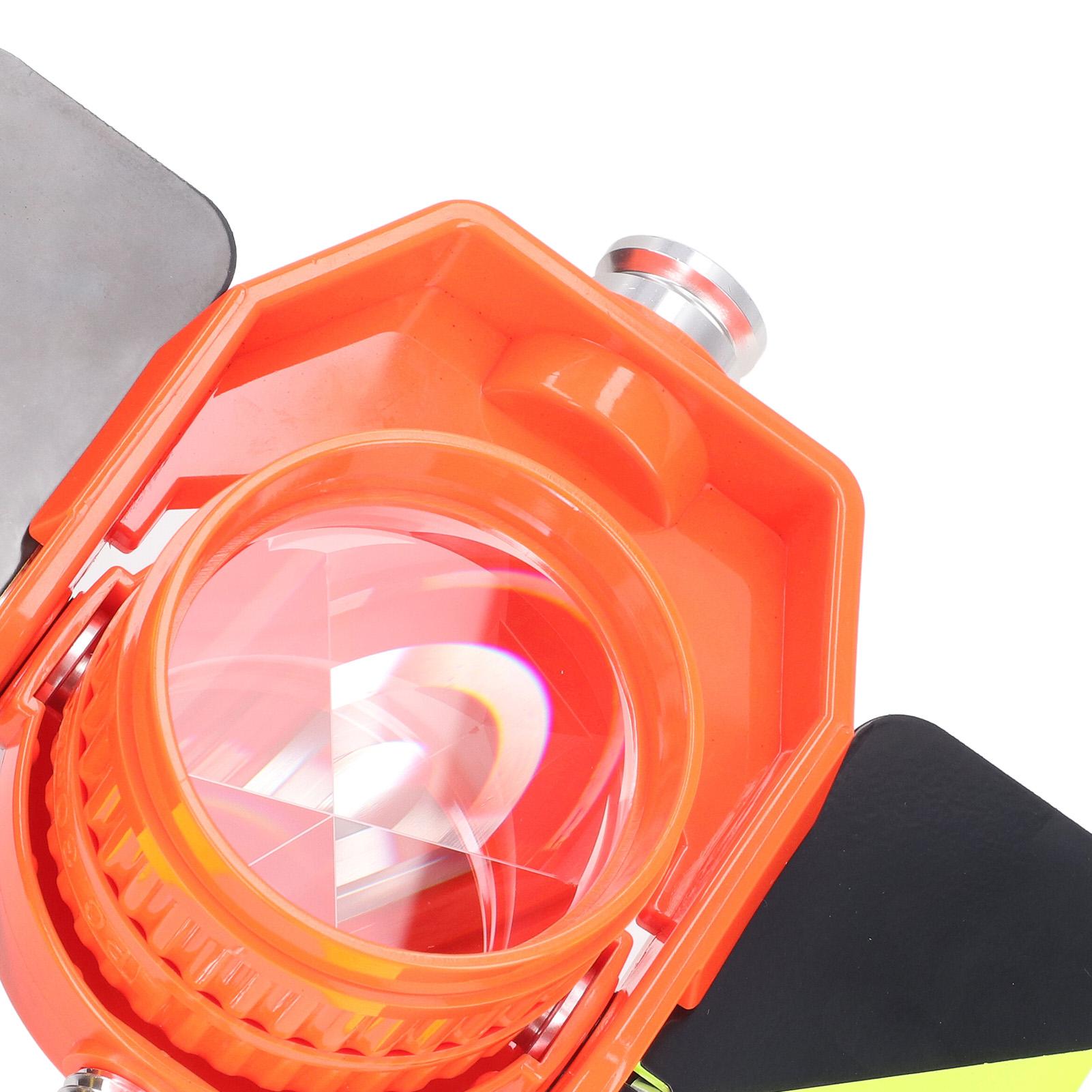 Koogeelife Single Tilt Prism Optical Glass ABS Protective Housing Accurate Surveying Prism for Highway