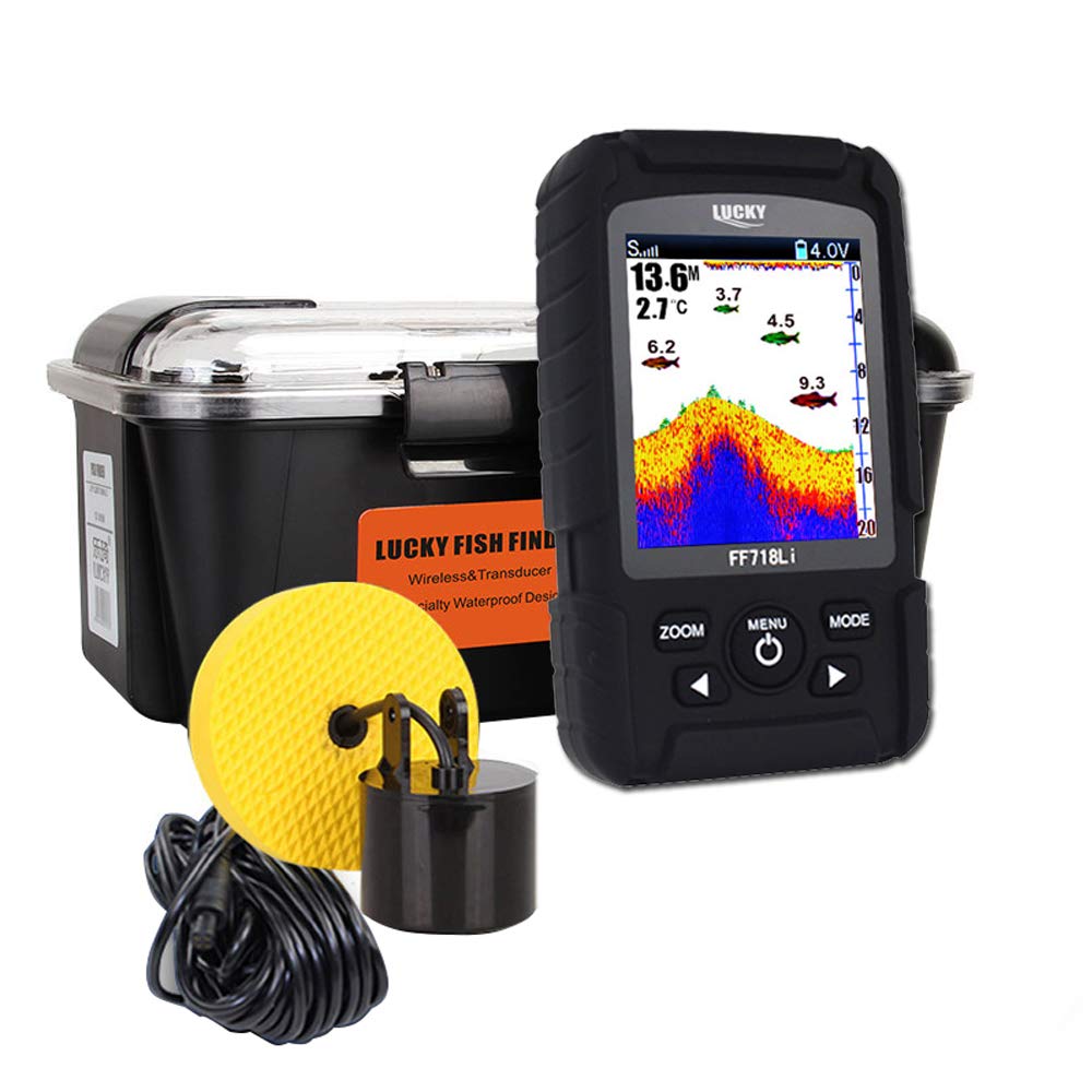 JAPAN ANIME BRIDGE LUCKYLAKER Fish Finder Waterproof Fish Finder Portable Fish Finder Fish Finder Wired Sensor Fish Finder Japanese Operation Screen Japanese Instruction