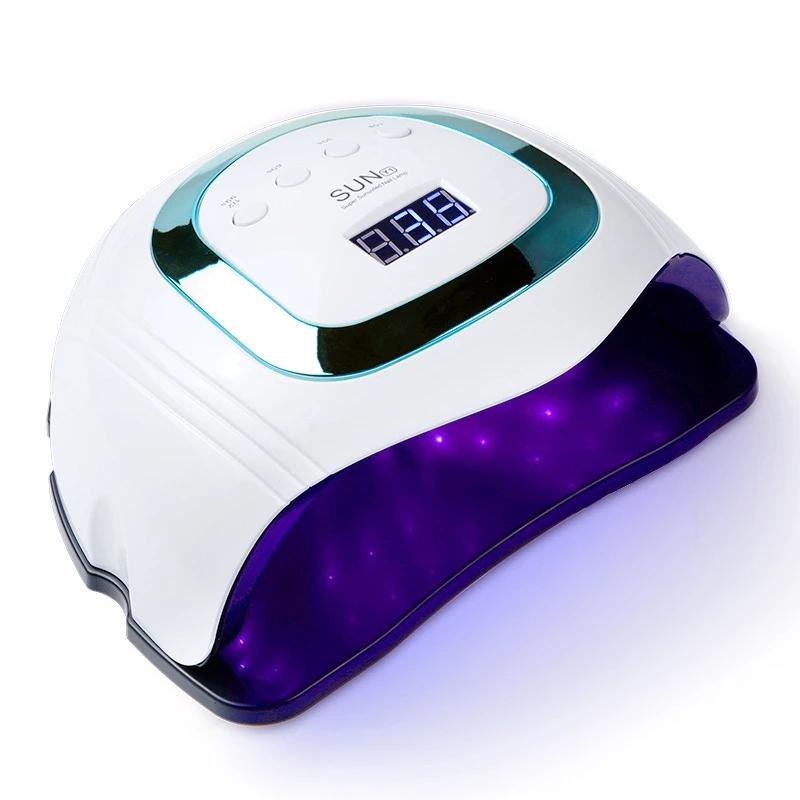 Limegirl Fashion 168W Powerful Lamp for Manicure Double Hand Size UV LED Lamp Nail Dryer For Manicure Machine US plug