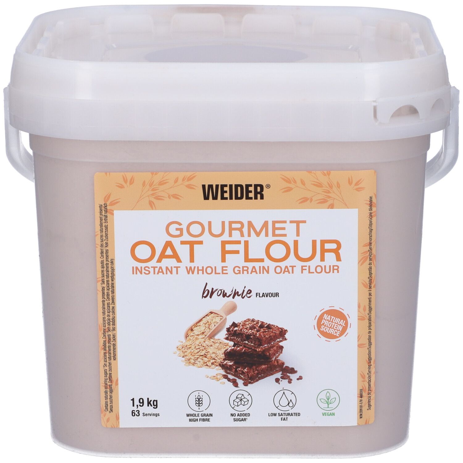 Weider Nutrition Weider Gourmet Oat Flour Brownie 1900 Gr
