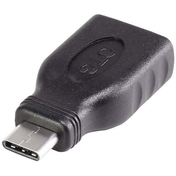 Renkforce Rf-4472838 Usb 2.0 Adapter Micro B To Usb-c Adapter Black