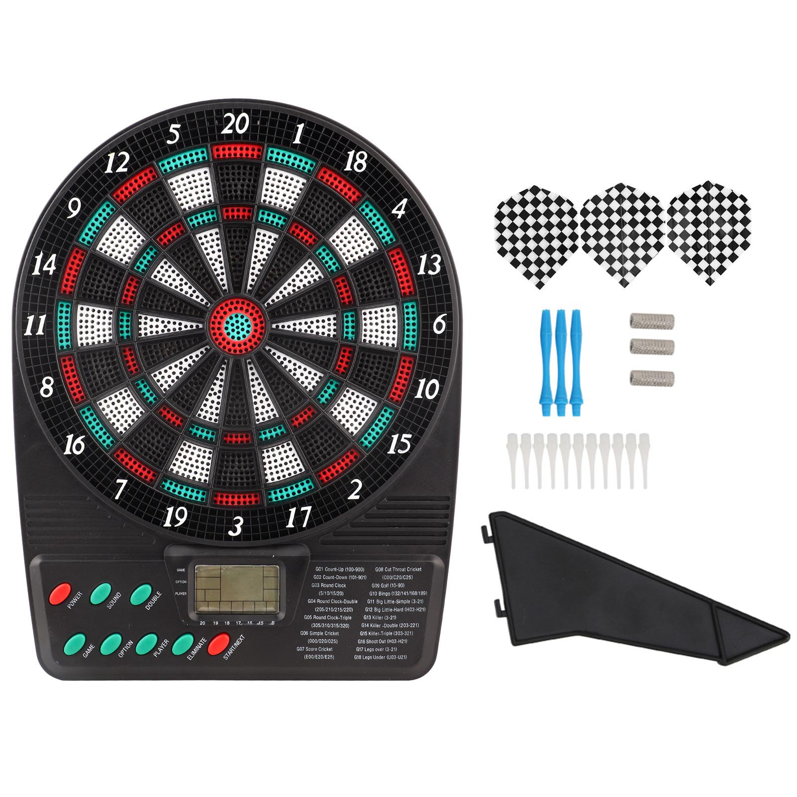 Wosawe Outdoor Sports Electronic Dart Automatic Scoring Soft Dart Board Set Family Leisure Target Entertainment