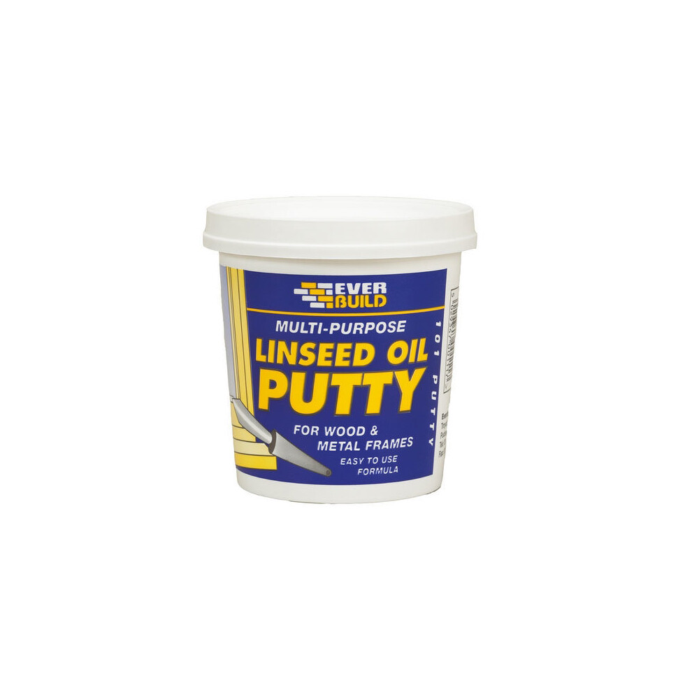 Everbuild 101 Multi-purpose Linseed Oil Putty Natural 1kg Evbmppn1kg