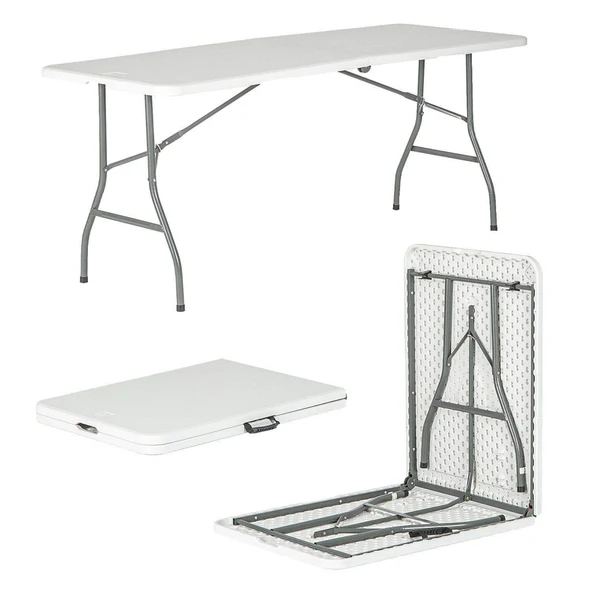 Heavy Duty Folding Picnic Table white