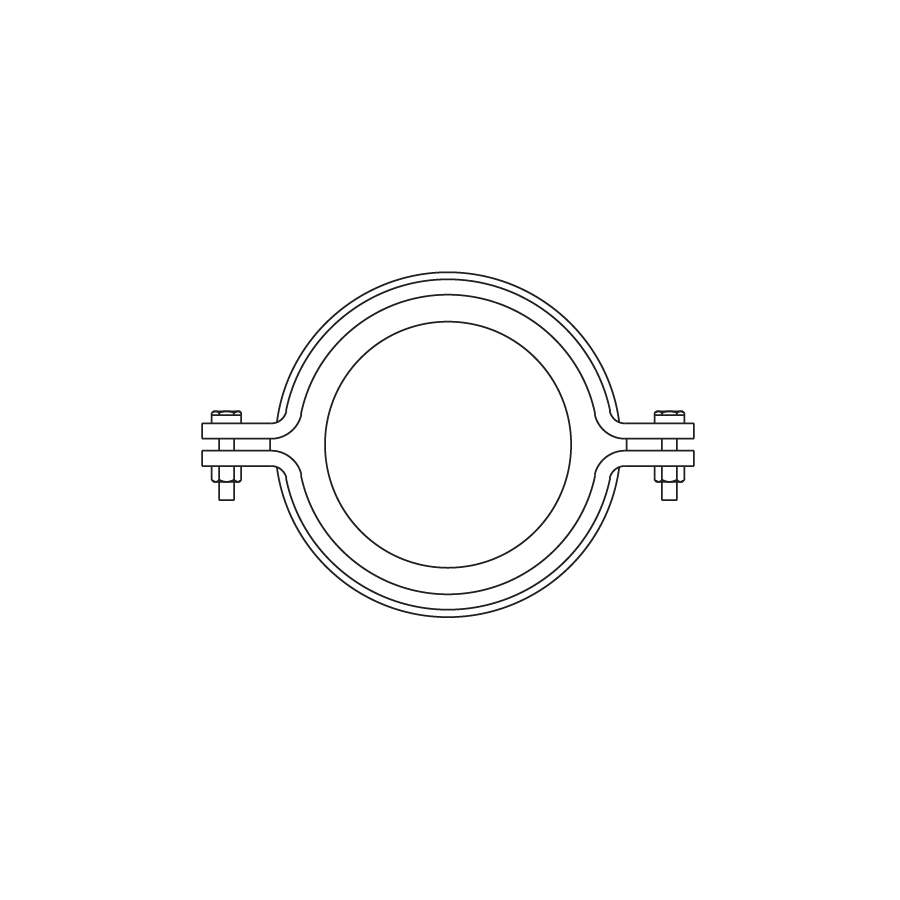 Timesaver Cast Iron Drain Pipe Standard Coupling - 225mm 191296