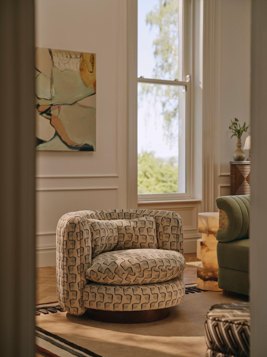 Soho Home Vivienne Armchair, Theoron, UK