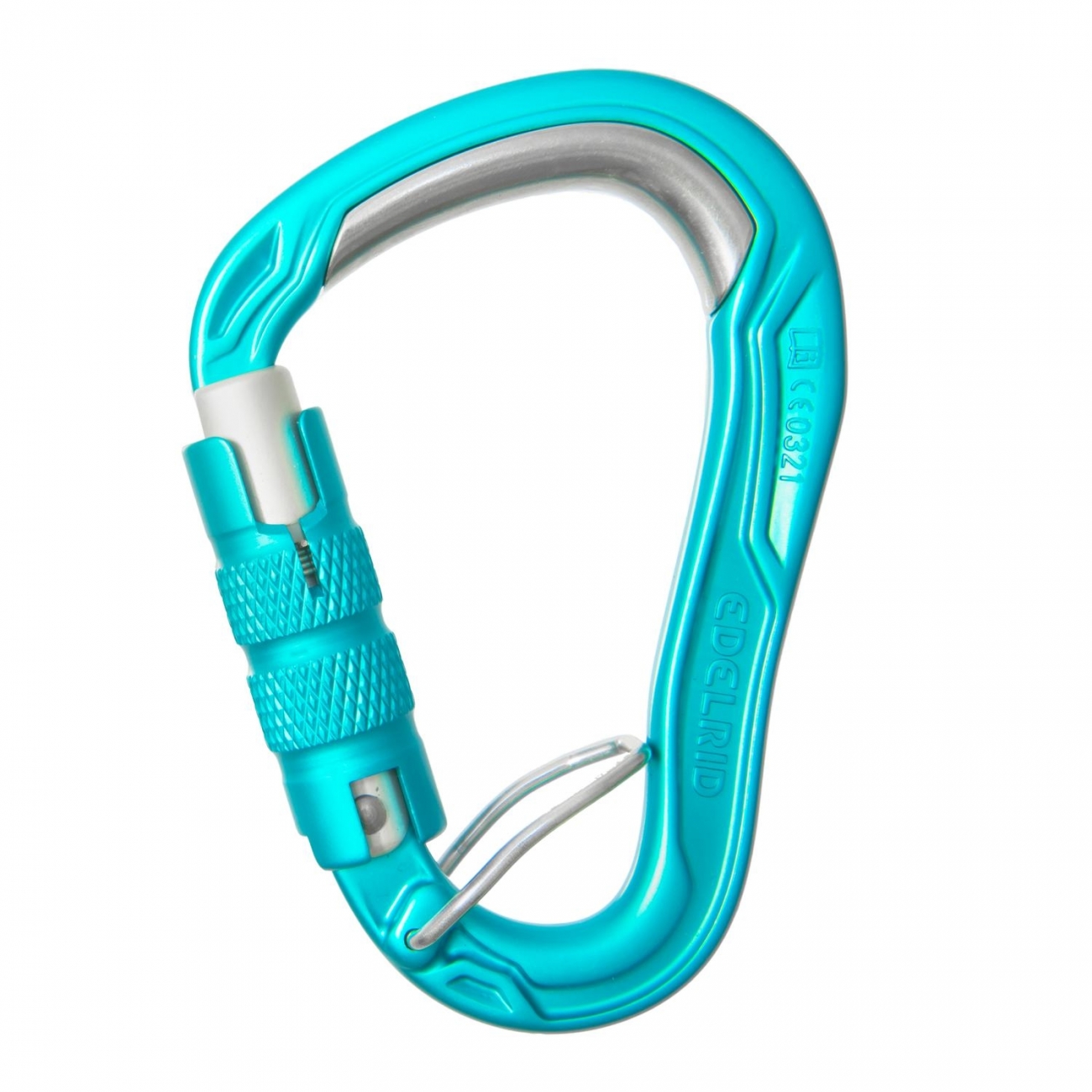Edelrid HMS Bulletproof Triple FG Carabiner | Turquoise
