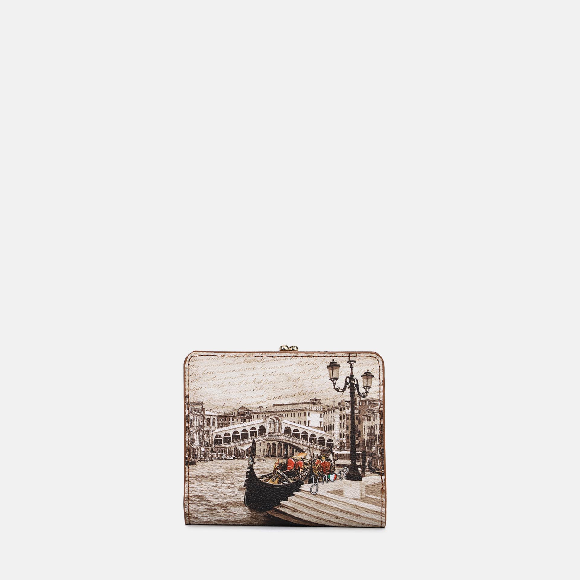 Ynot Ynot? Portafogli Yes Bag Stampa Città Venice Postcard Portafogli Da Donna