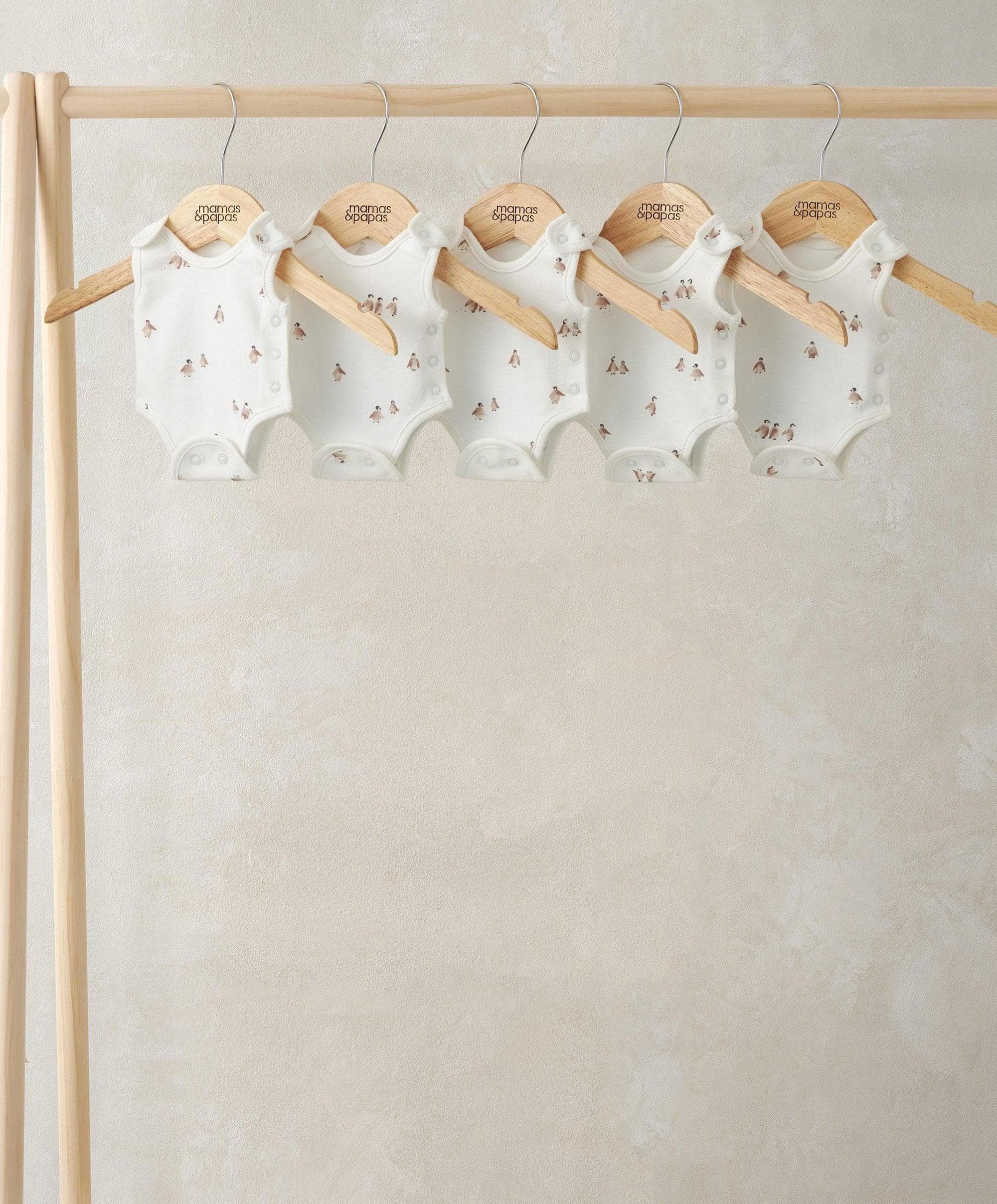 Mamas & Papas Premature Baby Penguin Bodysuits (Pack of 5)